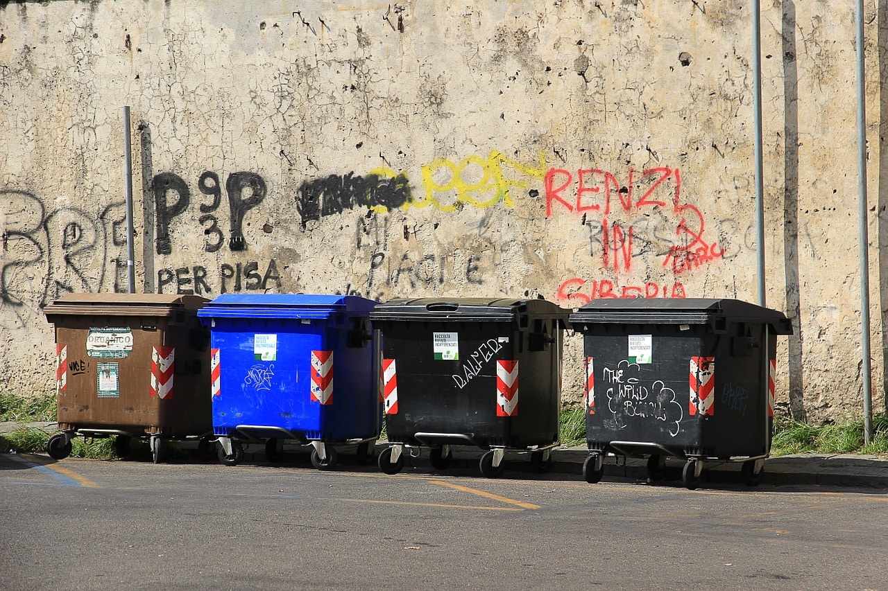 Quais são os tipos de coletores ideais para cada resíduo Vertown